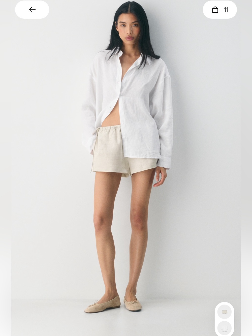 ISO Aritzia CruiseLinen Artistan Shorts, Small